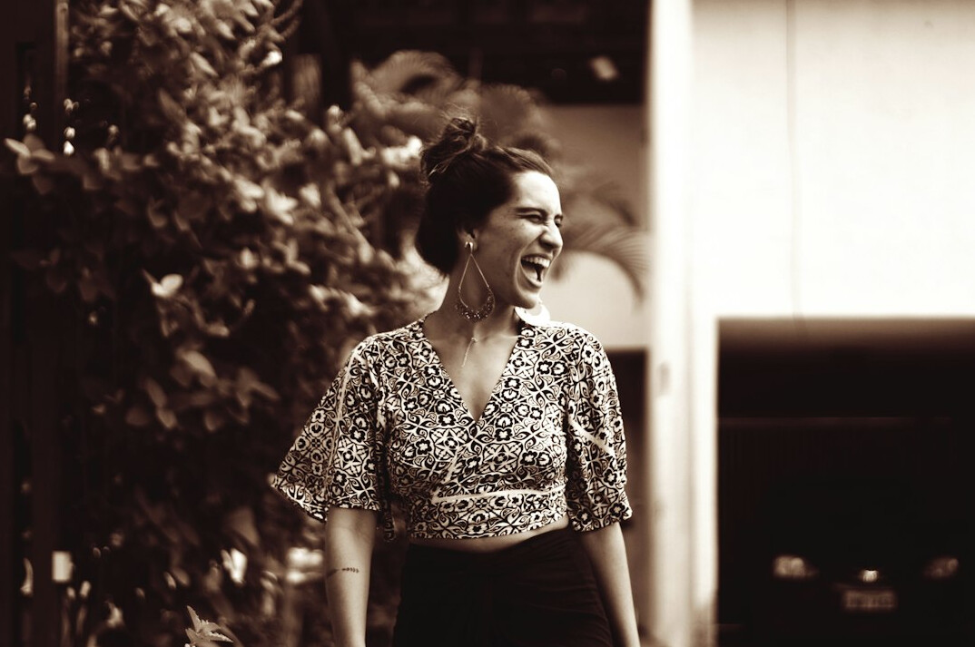 Portrait of a smiling businesswoman