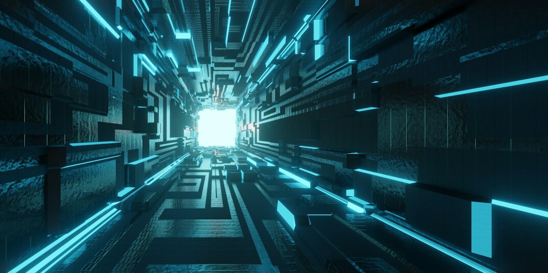 futuristic business technology