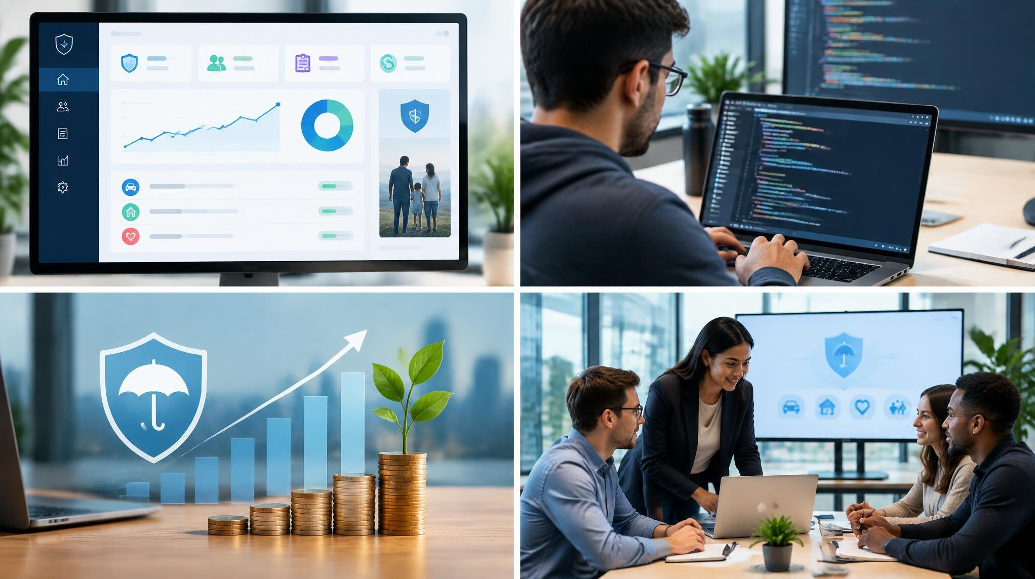 insurance software dashboard